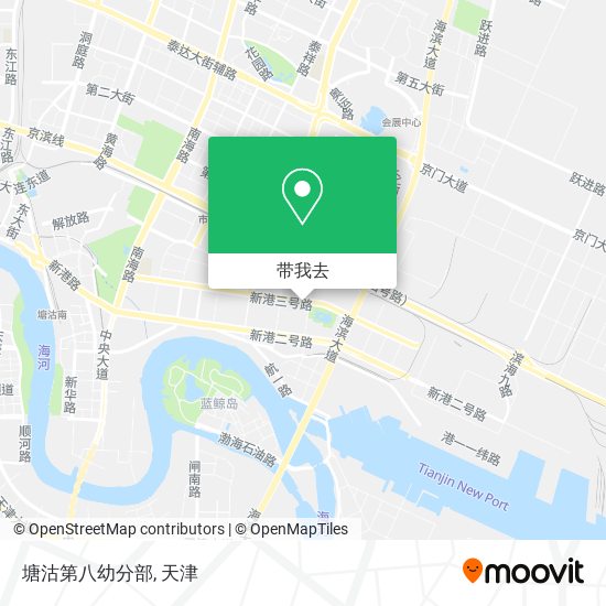 塘沽第八幼分部地图