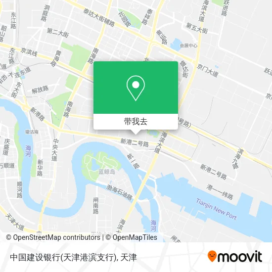 中国建设银行(天津港滨支行)地图