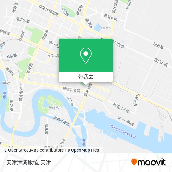 天津津滨旅馆地图
