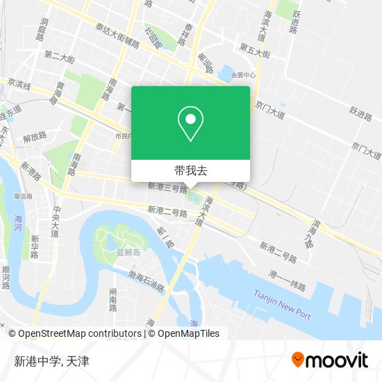 新港中学地图