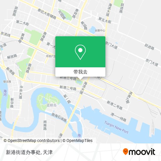 新港街道办事处地图
