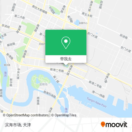 滨海市场地图