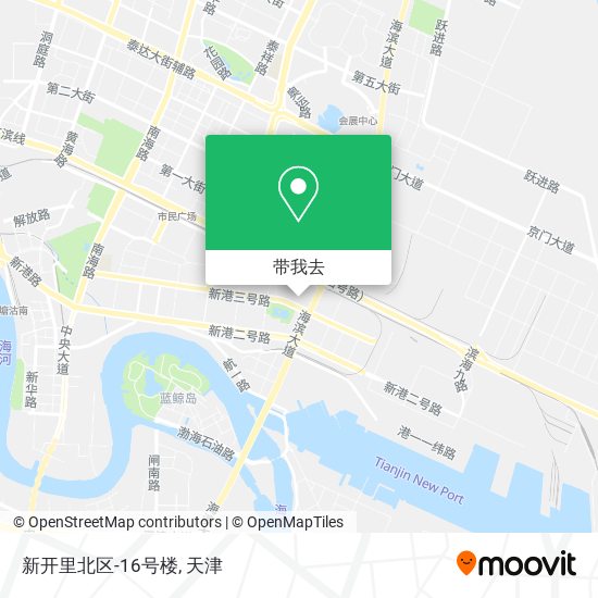 新开里北区-16号楼地图