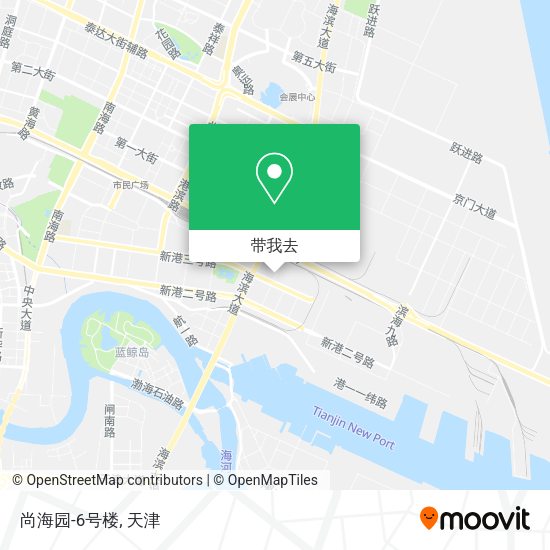 尚海园-6号楼地图
