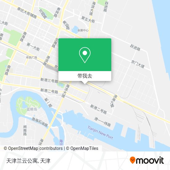 天津兰云公寓地图