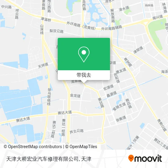 天津大桥宏业汽车修理有限公司地图