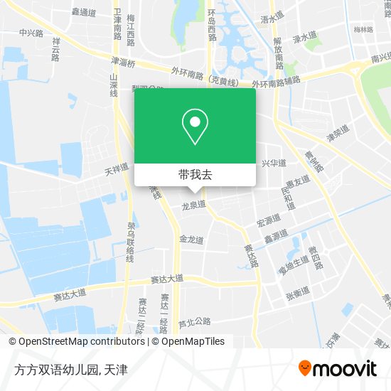 方方双语幼儿园地图