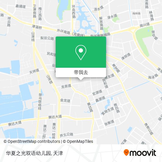 华夏之光双语幼儿园地图