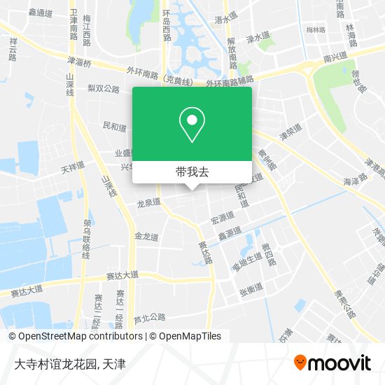 大寺村谊龙花园地图