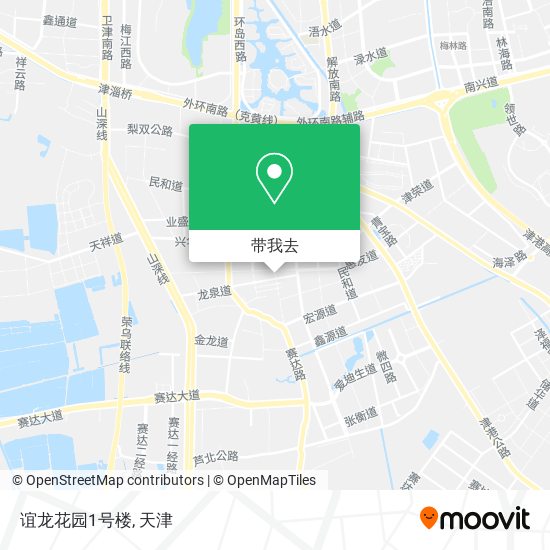谊龙花园1号楼地图
