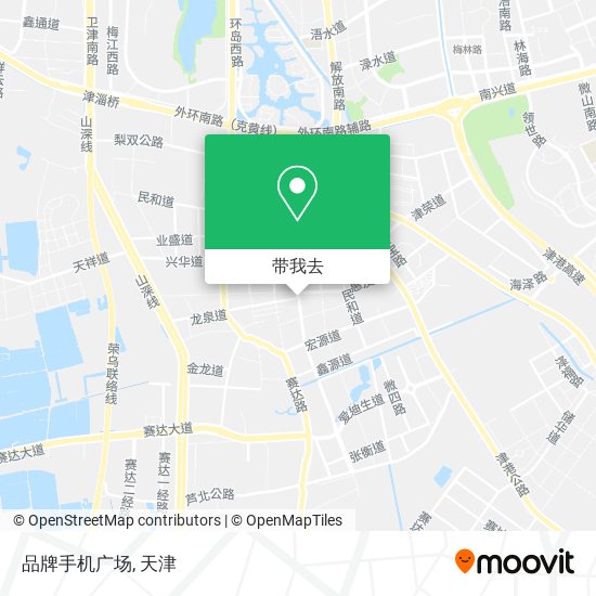 品牌手机广场地图