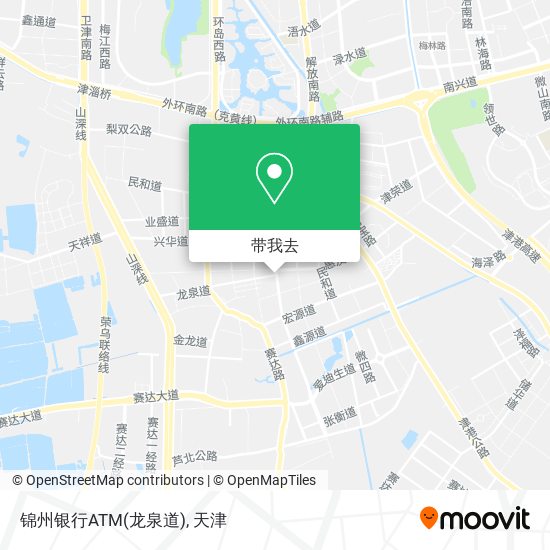 锦州银行ATM(龙泉道)地图