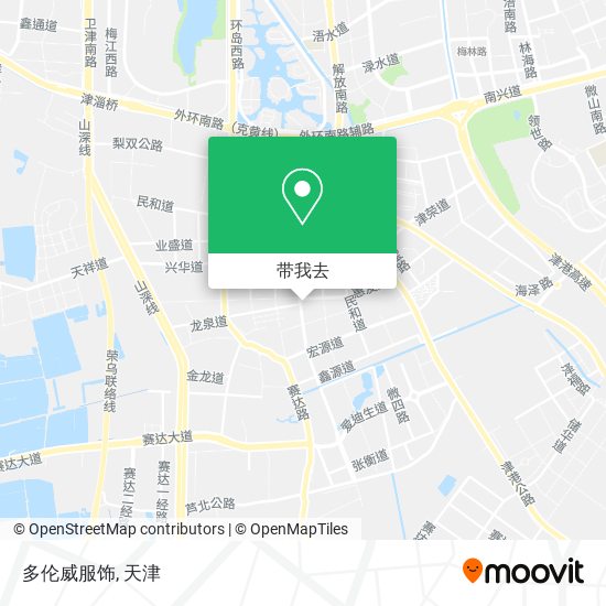 多伦威服饰地图