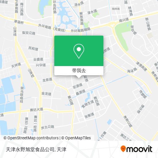 天津永野旭堂食品公司地图