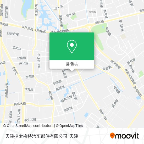 天津捷太格特汽车部件有限公司地图
