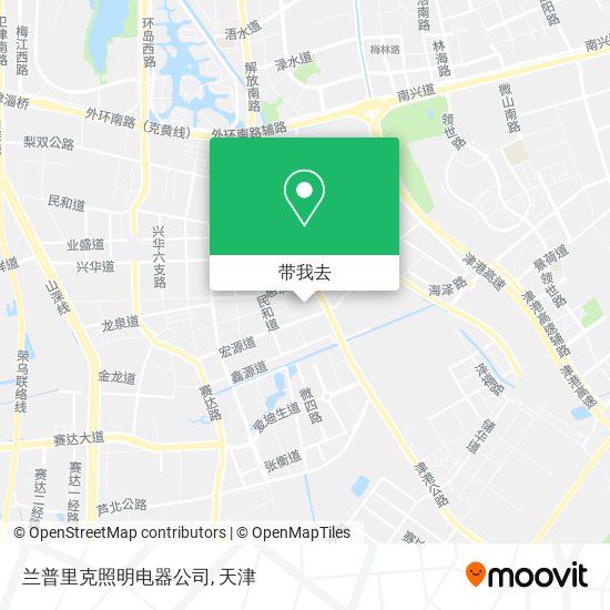 兰普里克照明电器公司地图