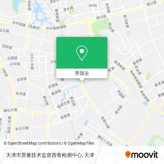 天津市质量技术监督西青检测中心地图