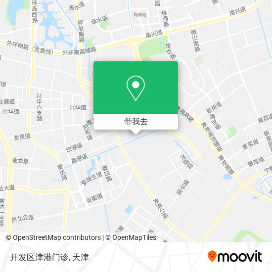 开发区津港门诊地图