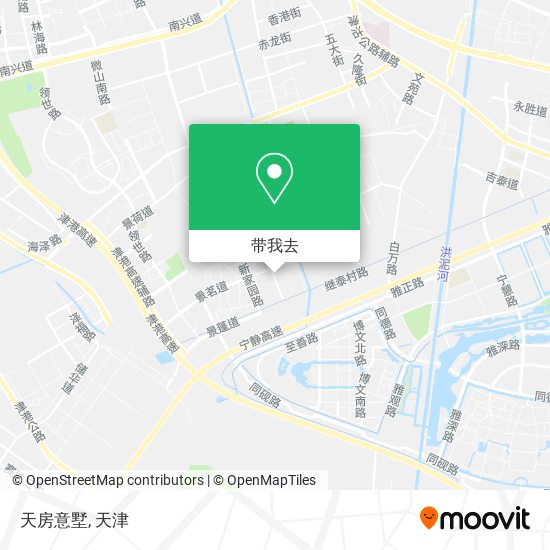 天房意墅地图