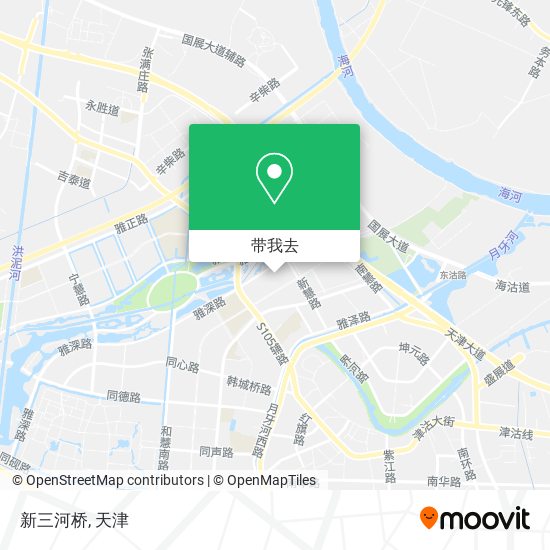 新三河桥地图