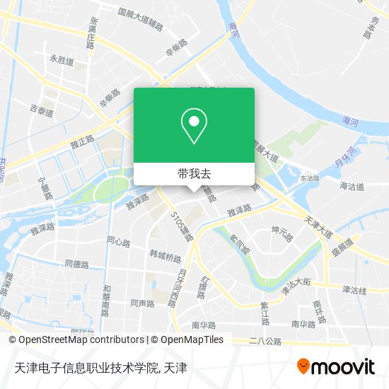 天津电子信息职业技术学院地图