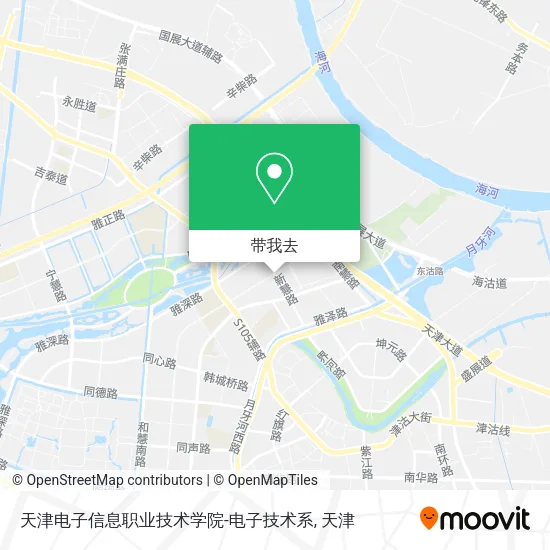 天津电子信息职业技术学院-电子技术系地图