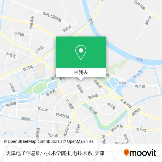 天津电子信息职业技术学院-机电技术系地图