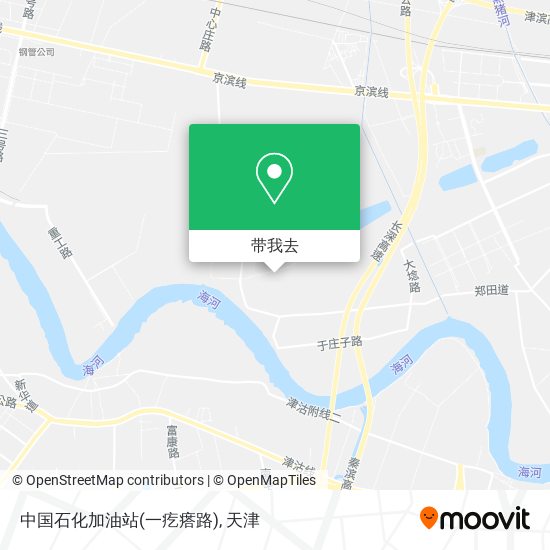 中国石化加油站(一疙瘩路)地图