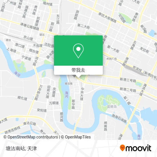 塘沽南站地图