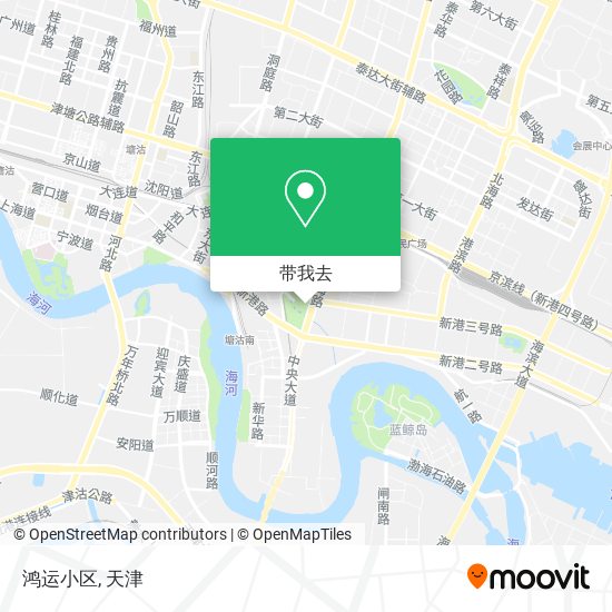 鸿运小区地图