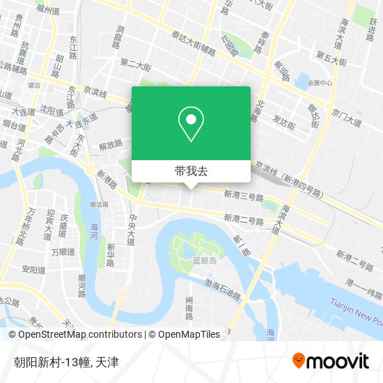 朝阳新村-13幢地图