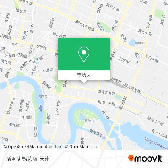 活渔满锅总店地图