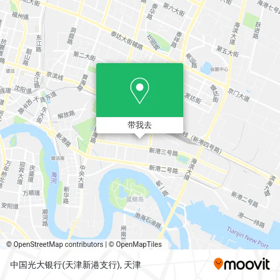 中国光大银行(天津新港支行)地图