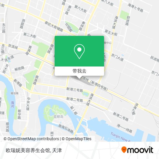 欧瑞妮美容养生会馆地图