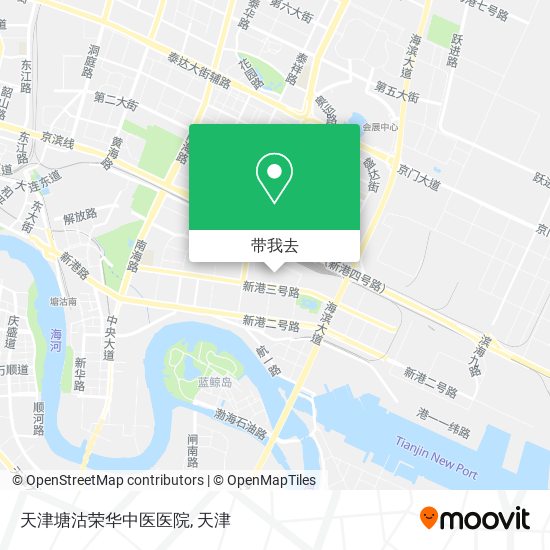 天津塘沽荣华中医医院地图