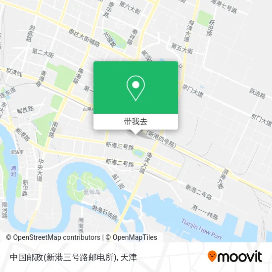 中国邮政(新港三号路邮电所)地图