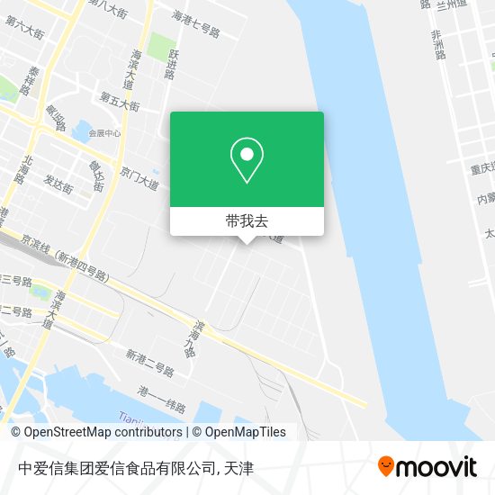 中爱信集团爱信食品有限公司地图