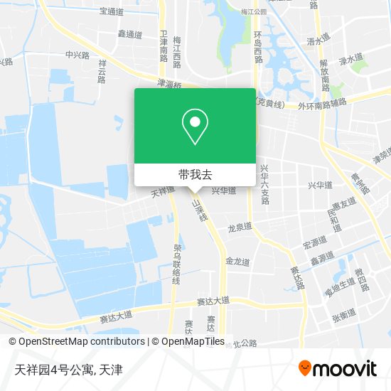 天祥园4号公寓地图