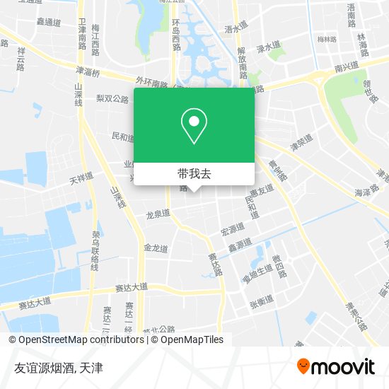 友谊源烟酒地图