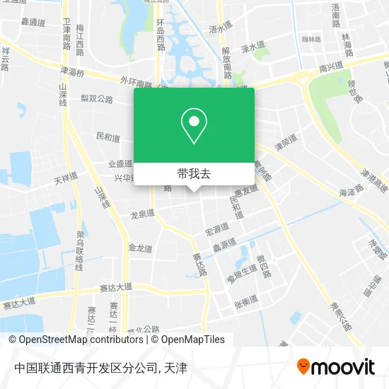 中国联通西青开发区分公司地图