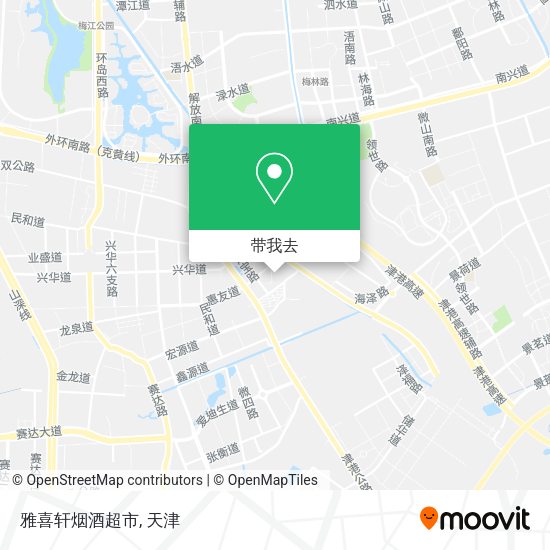 雅喜轩烟酒超市地图