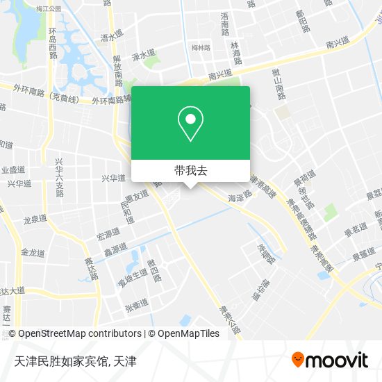 天津民胜如家宾馆地图