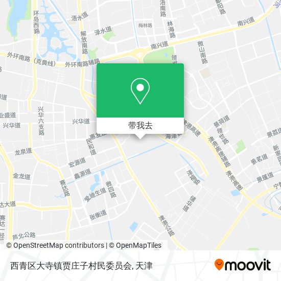 西青区大寺镇贾庄子村民委员会地图