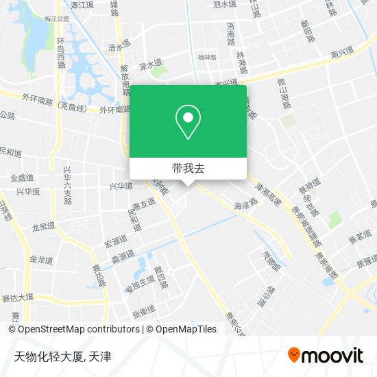 天物化轻大厦地图