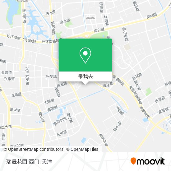 瑞晟花园-西门地图