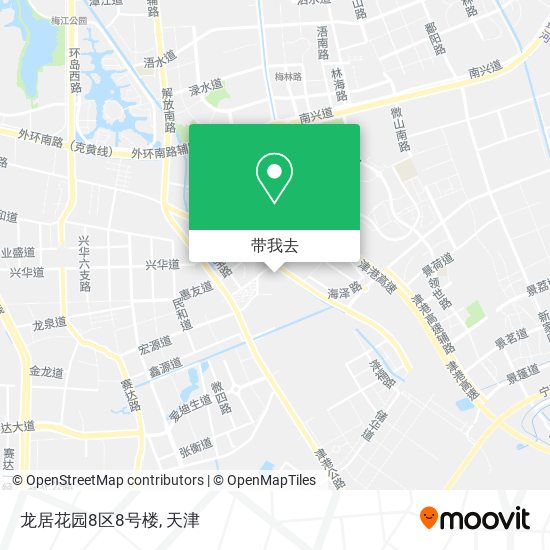 龙居花园8区8号楼地图