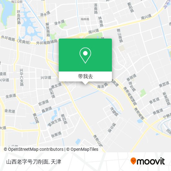 山西老字号刀削面地图