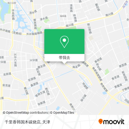 千里香韩国木碳烧店地图