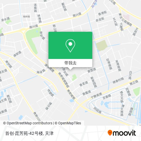 首创·昆芳苑-42号楼地图