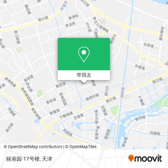 丽港园-17号楼地图